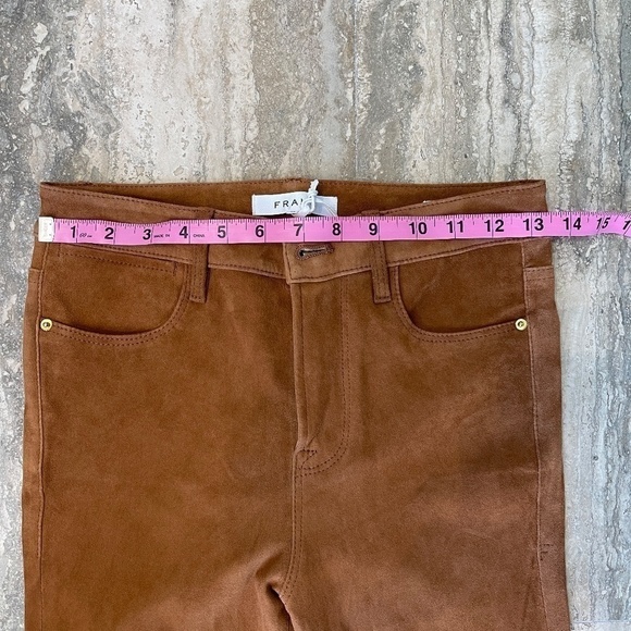 FRAME LEATHER "SADDLE" PANTS - Picture 7 of 7